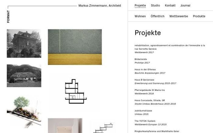 Studioformat website preview