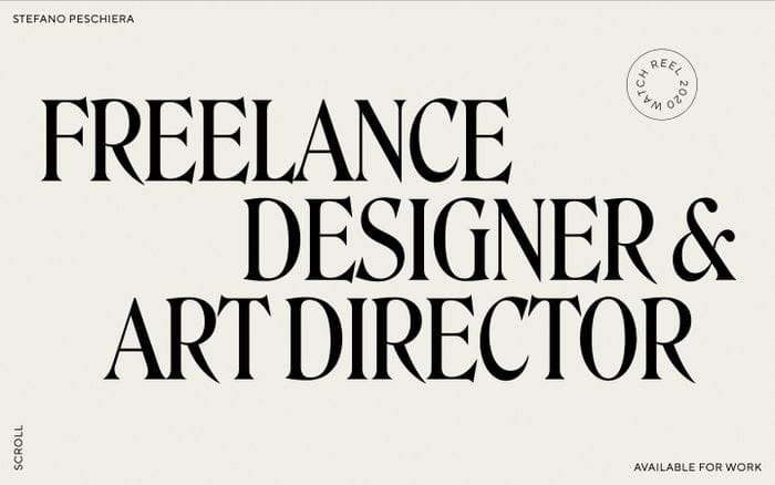 Stefano Peschiera website preview