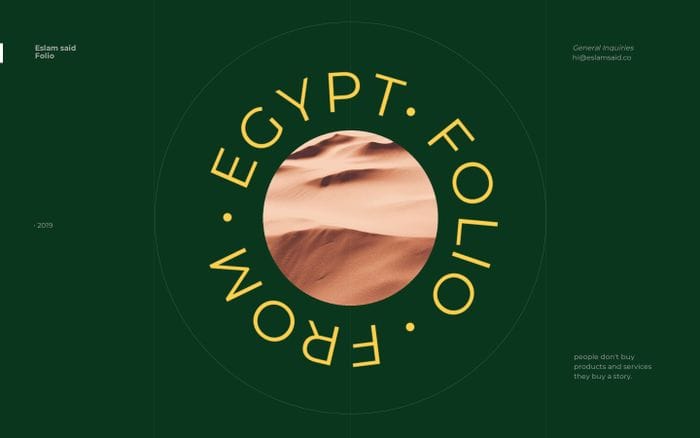 Eslam Said website preview