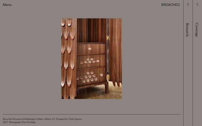 Broached Commissions website preview