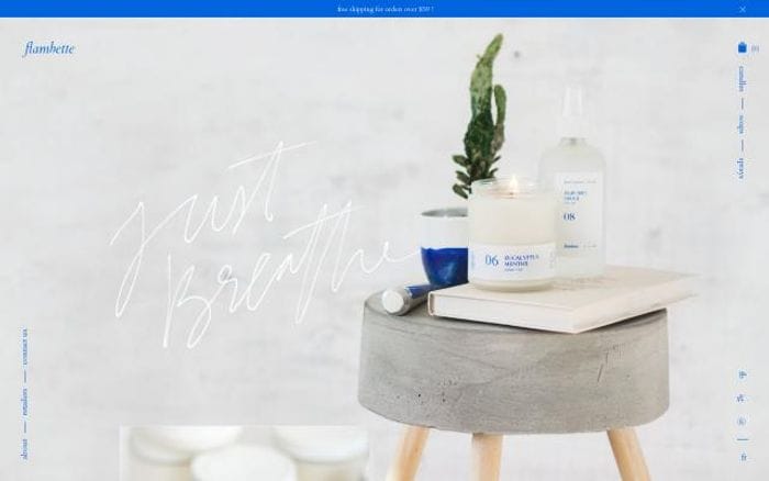 Flambette website preview