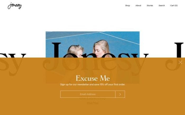 Jonesy-nyc website preview