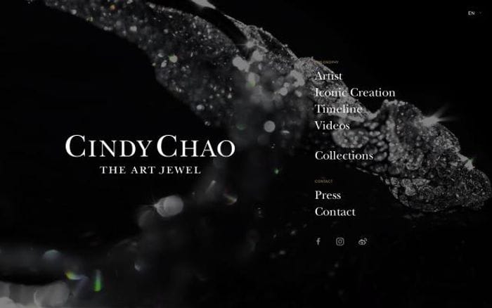 Cindychao website preview