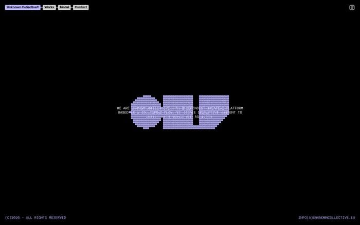 Unknown Collective website preview