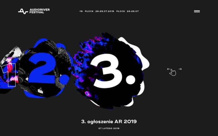 Strona główna - Audioriver website preview