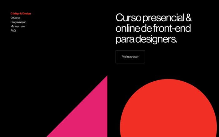 Código & Design website preview