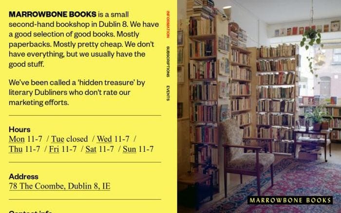 Marrowbone website preview
