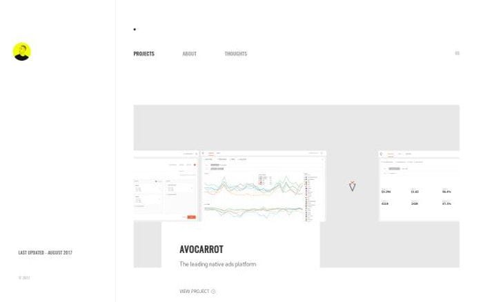 Andrewch website preview