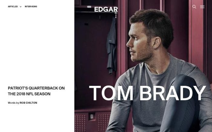 Edgardaily website preview