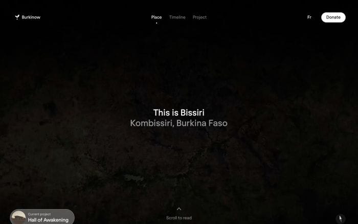 Burkinow Bissiri website preview