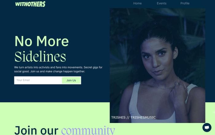 WithOthers website preview