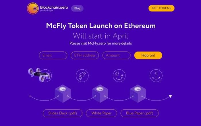 Blockchain website preview