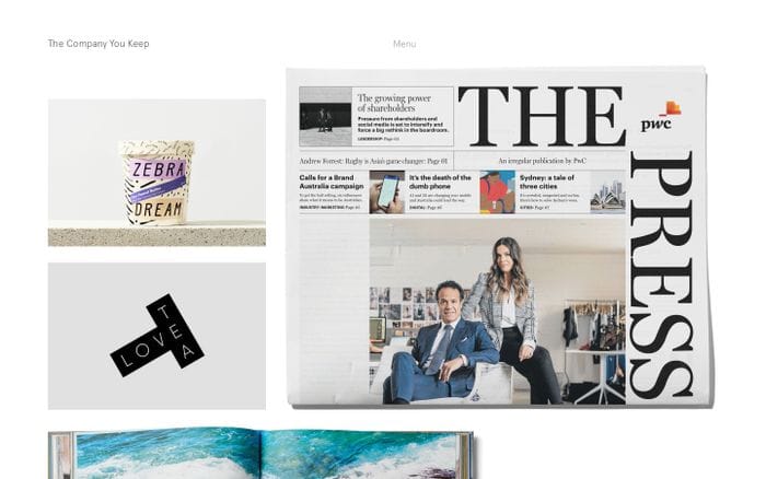 The Company You Keep website preview