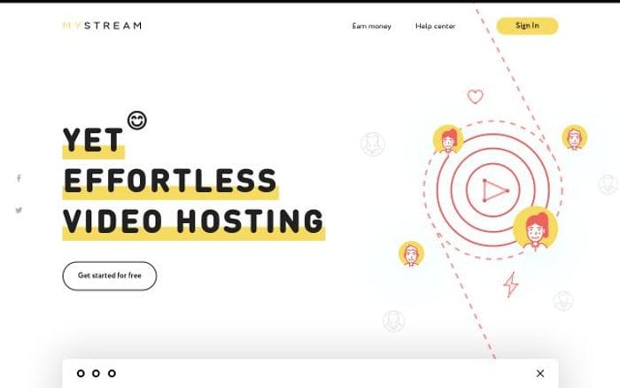 Mystream website preview