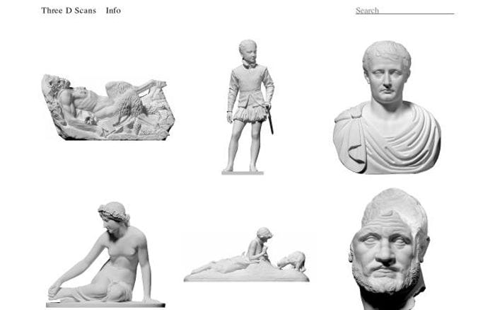 Threedscans website preview