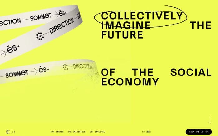 Social Economy Summit website preview