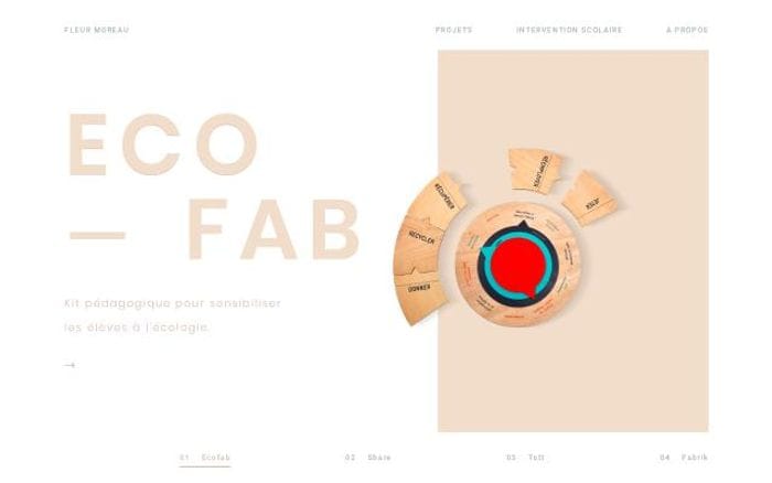 Fleurmoreau website preview