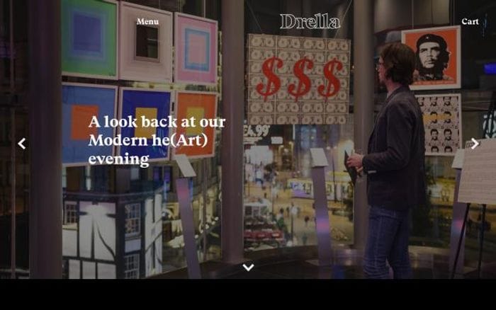 Drella website preview