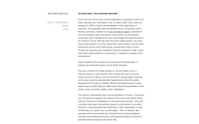 Matthewbattles website preview