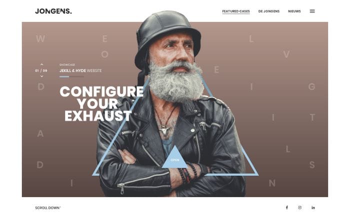 De Jongens van Boven website preview
