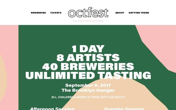 Octfest website preview