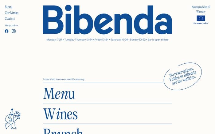 Bibenda website preview