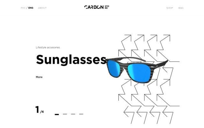 Carbonstore website preview