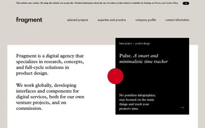 Fragment website preview