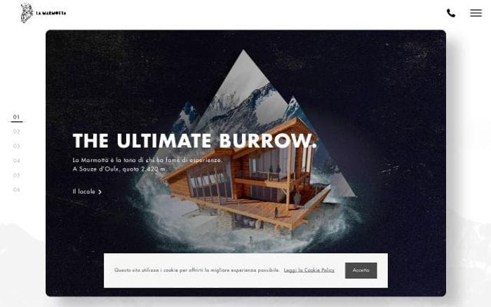 Lamarmotta website preview
