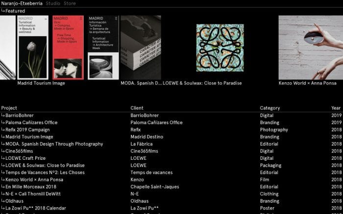 Naranjo-Etxeberria website preview