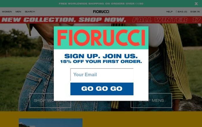 Fiorucci website preview