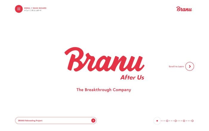 BRANU ブラニュー website preview