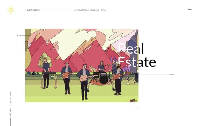 Ryan Michlitsch - Interactive Art Director website preview