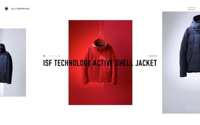 Descente website preview