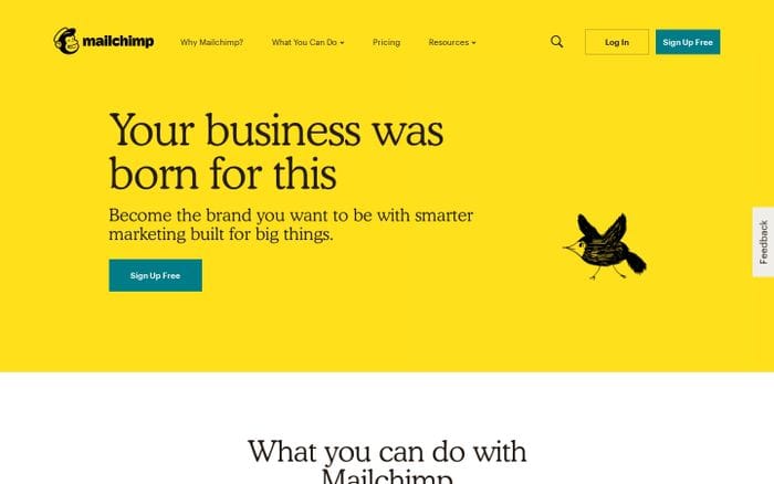 Marketing Platform for Small Businesses website preview