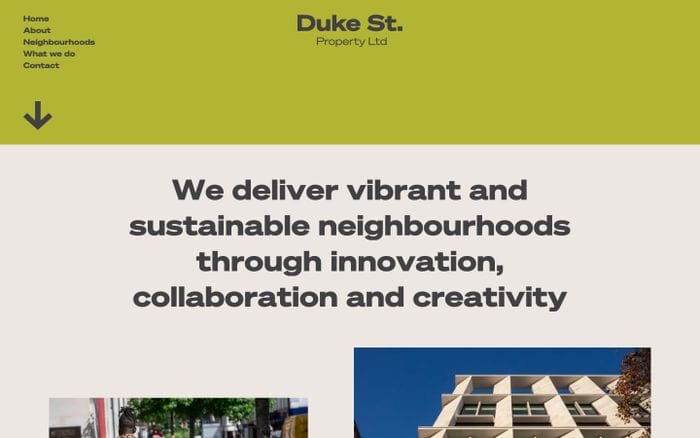 Duke Street Property website preview