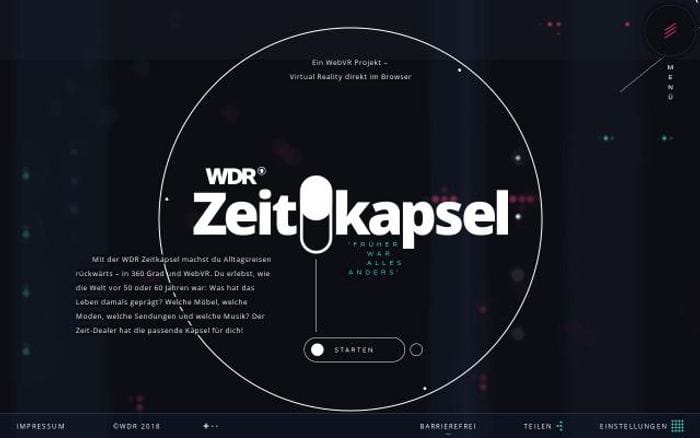 Zeitkapsel website preview
