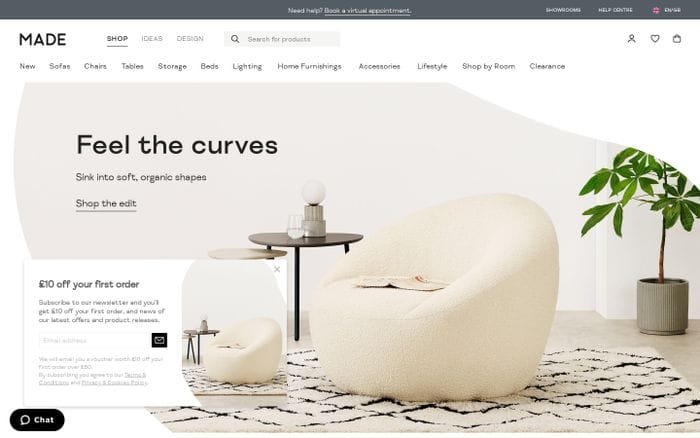Made website preview