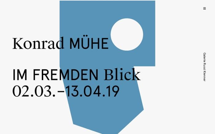 Galerie Russi Klenner website preview