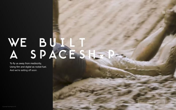 NewFlight - Film & Digital website preview
