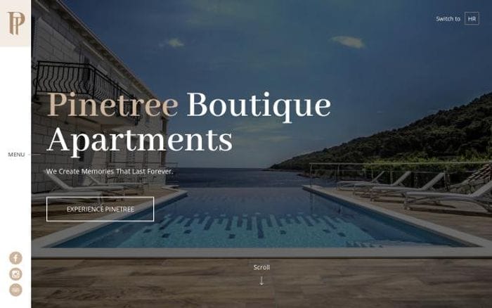 Pinetreemljet website preview