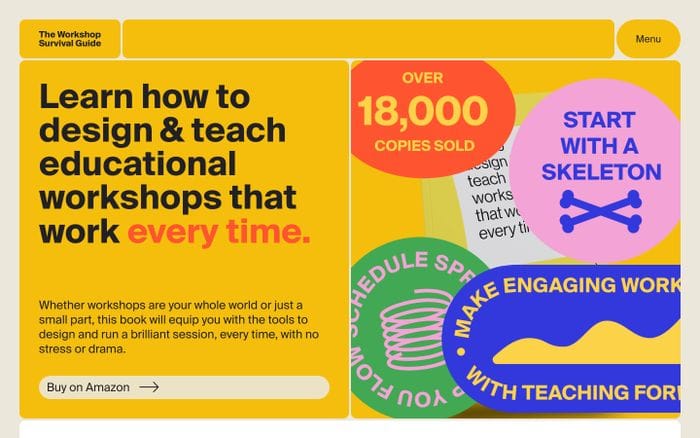 The Workshop Survival Guide website preview