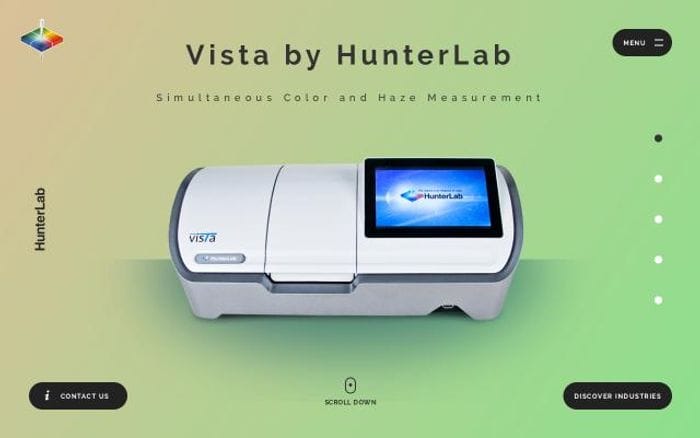 Hunterlab website preview
