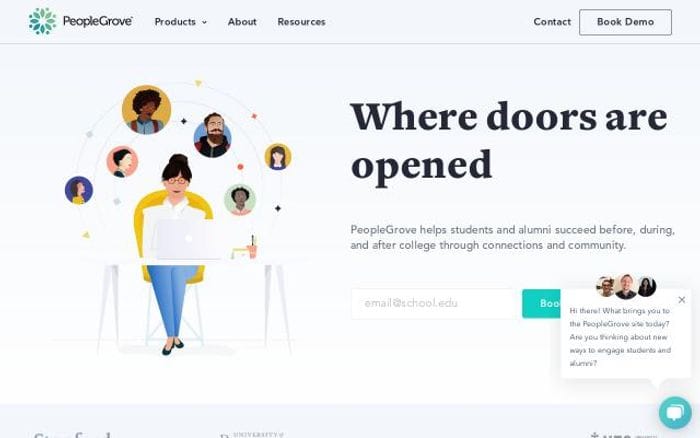 Peoplegrove website preview
