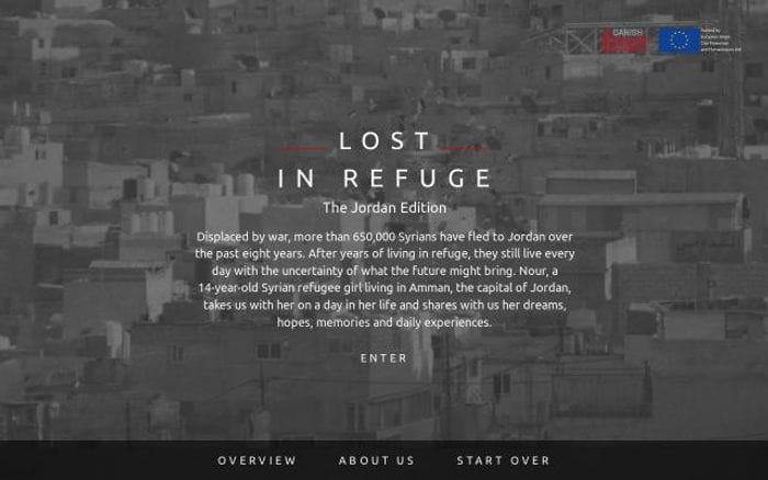 Lostinrefuge website preview