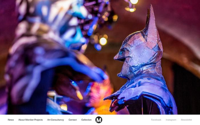Moniker Projects website preview