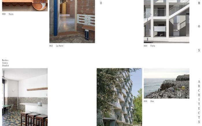 Nomos Architects website preview