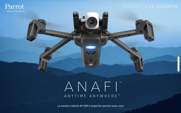 Anafi website preview
