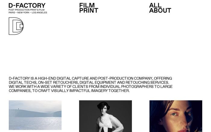 D-Factory website preview
