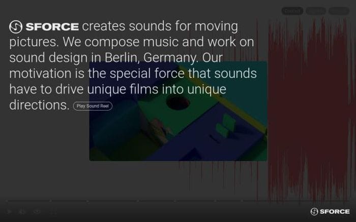 Sforcemusic website preview